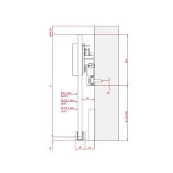 Подвесные стеклянные межкомнатные двери Terno Scorrevolli(04-01-0001-01) — изображение 7