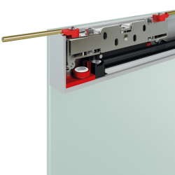 Подвесные стеклянные межкомнатные двери Terno Scorrevolli(04-01-0002-02) — изображение 4